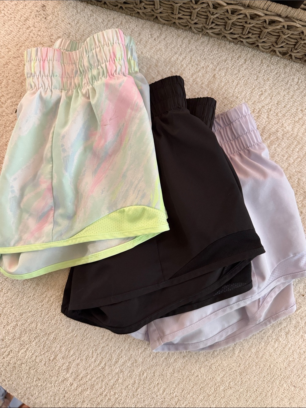 Girls Athletic Shorts (3) with built-in